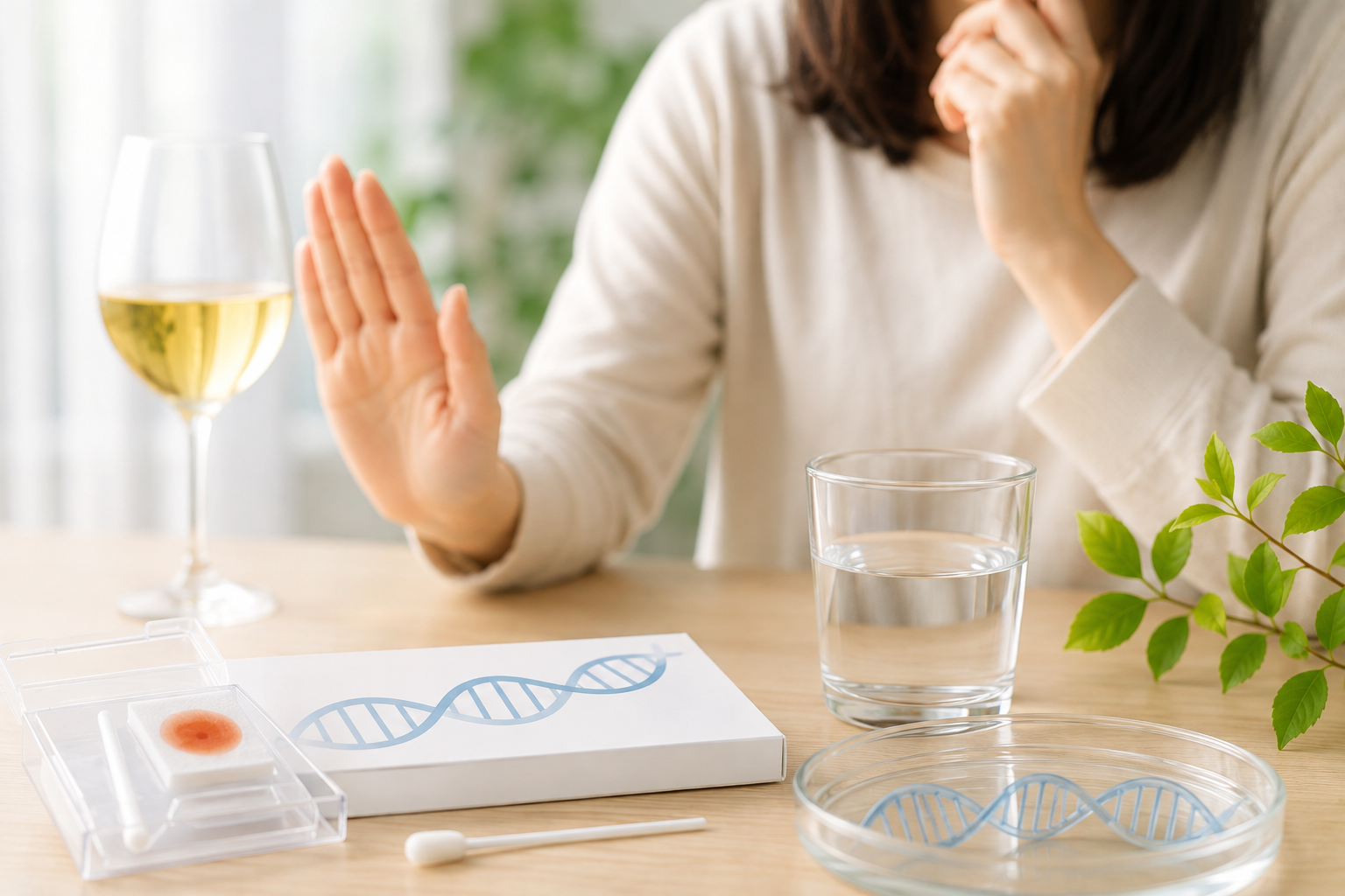 お酒で顔が赤くなる人は食道がんに注意?フラッシャーとアルコール遺伝子検査の意味