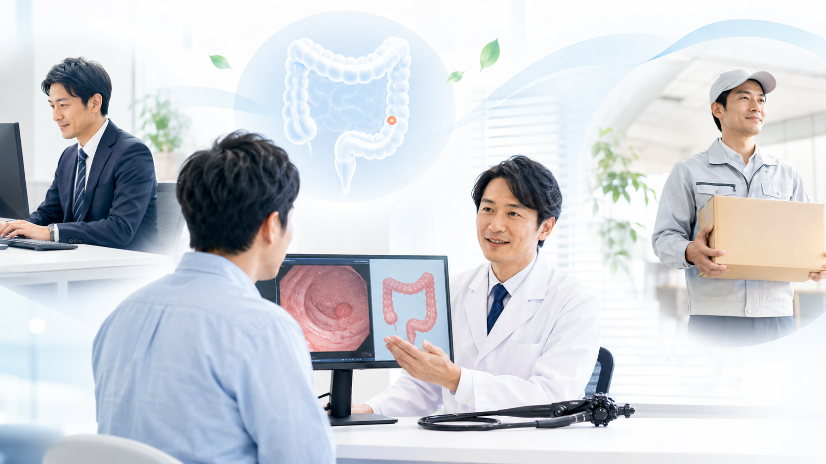 大腸ポリープ切除後、仕事はいつから？デスクワーク・力仕事で違う？内視鏡専門医が解説