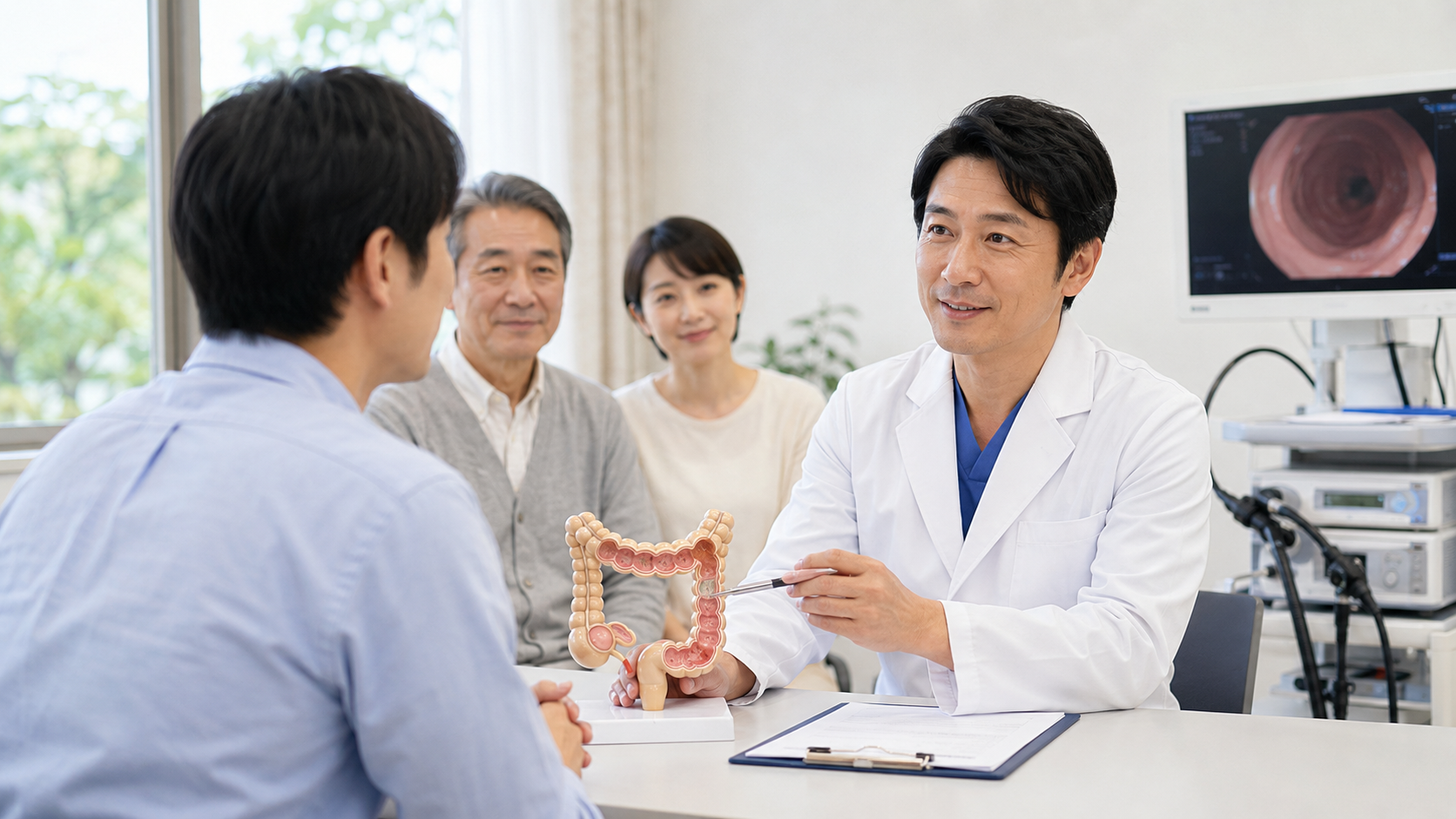 親や兄弟に大腸がんがいる場合、大腸カメラはいつから？