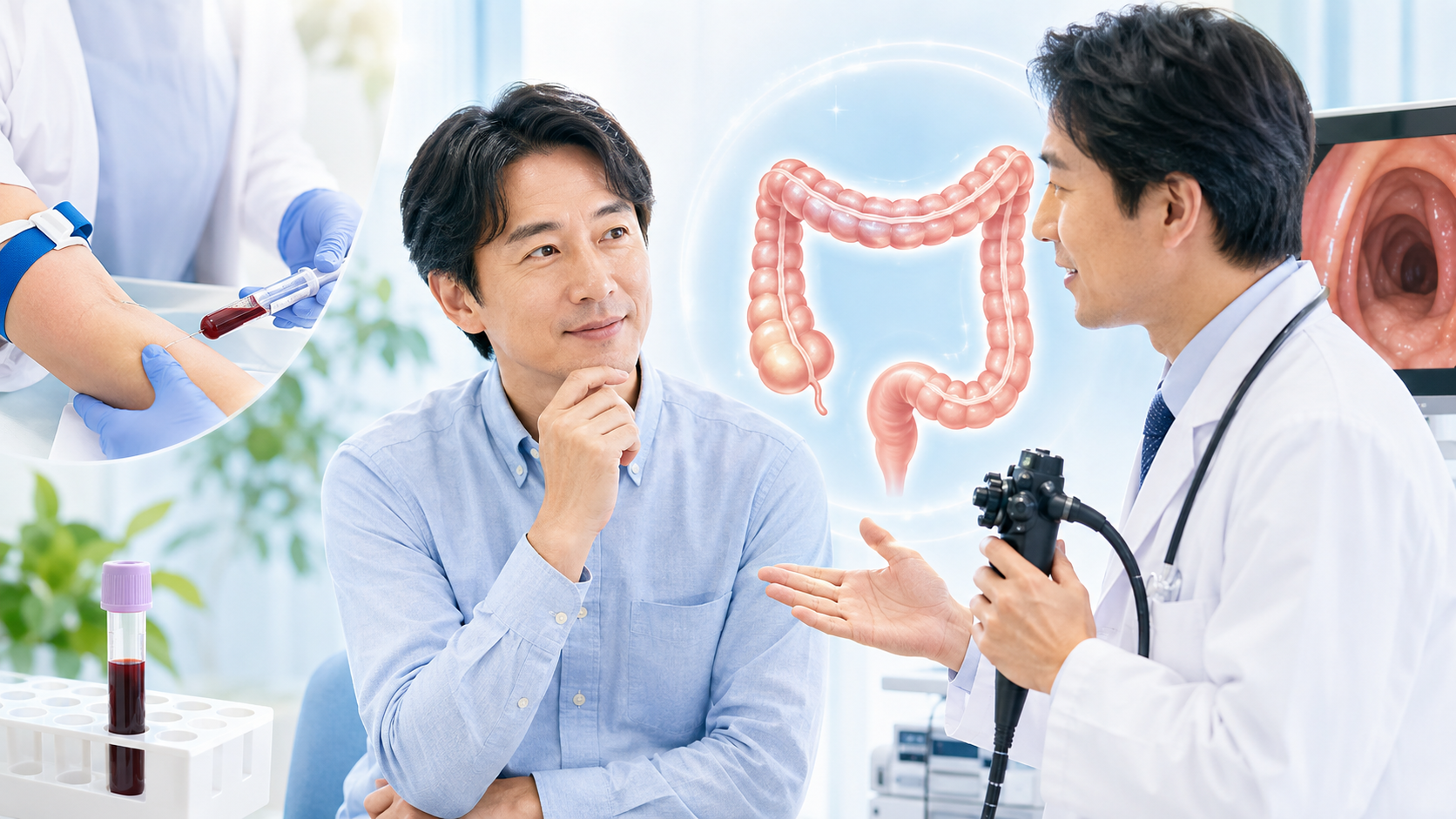 採血だけで大腸がんがわかる時代に？それでも大腸カメラが必要な理由